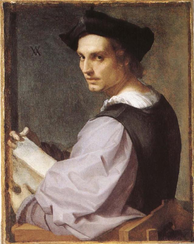 Andrea del Sarto Portratt of young man